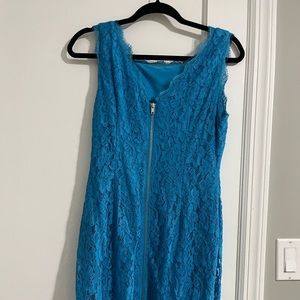 Blue lace Adrianna Papell dress
